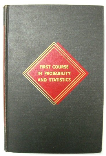Image for First Course in Probability and Statistics