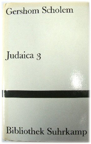 Image for Judaica 3: Studien Zur JUDISCHEN Mystik