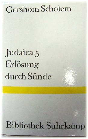 Image for Judaica 5: ERLOSUNG Durch SUNDE