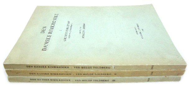 Image for Den Danske RIMKRONIKE (Volumes I-III)
