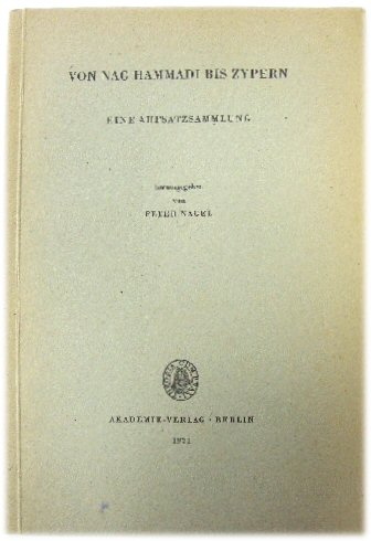 Image for Von Nag Hammadi Bis Zypern: Eine Aufsatzsammlung